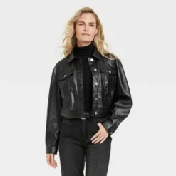 Women's Faux Leather Moto Jacket - Universal Thread™ Black -Deals The Aurielle Store GUEST f831380b a1a6 4628 8f35 4ab909aac5de 1
